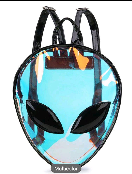 Holographic Alien Backpack
