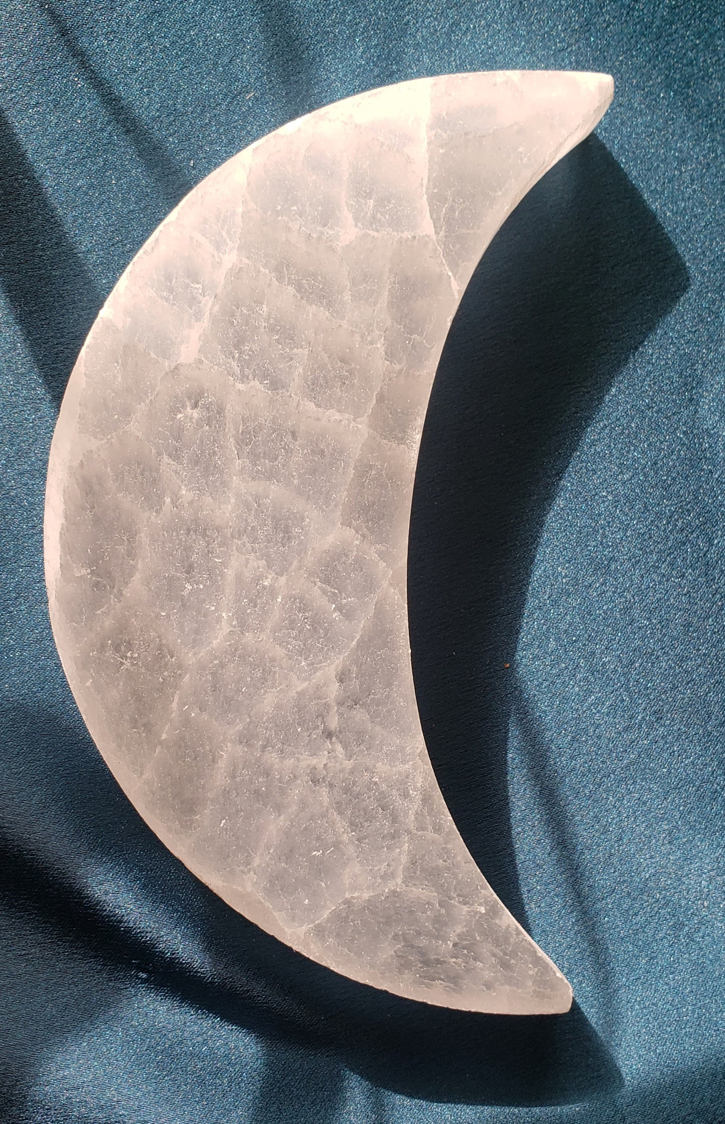 Selenite Half Moon Charging Plate