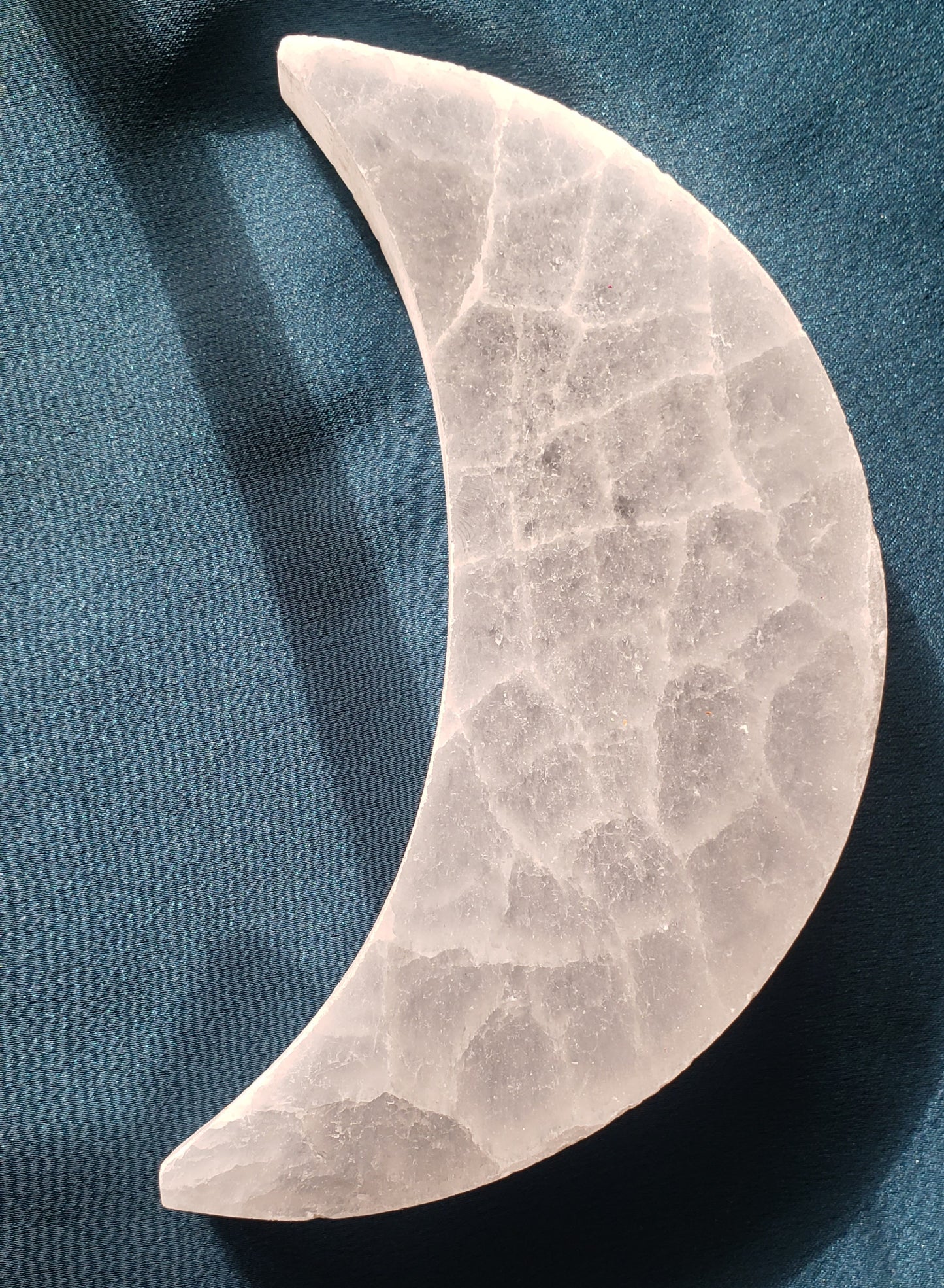 Selenite Half Moon Charging Plate