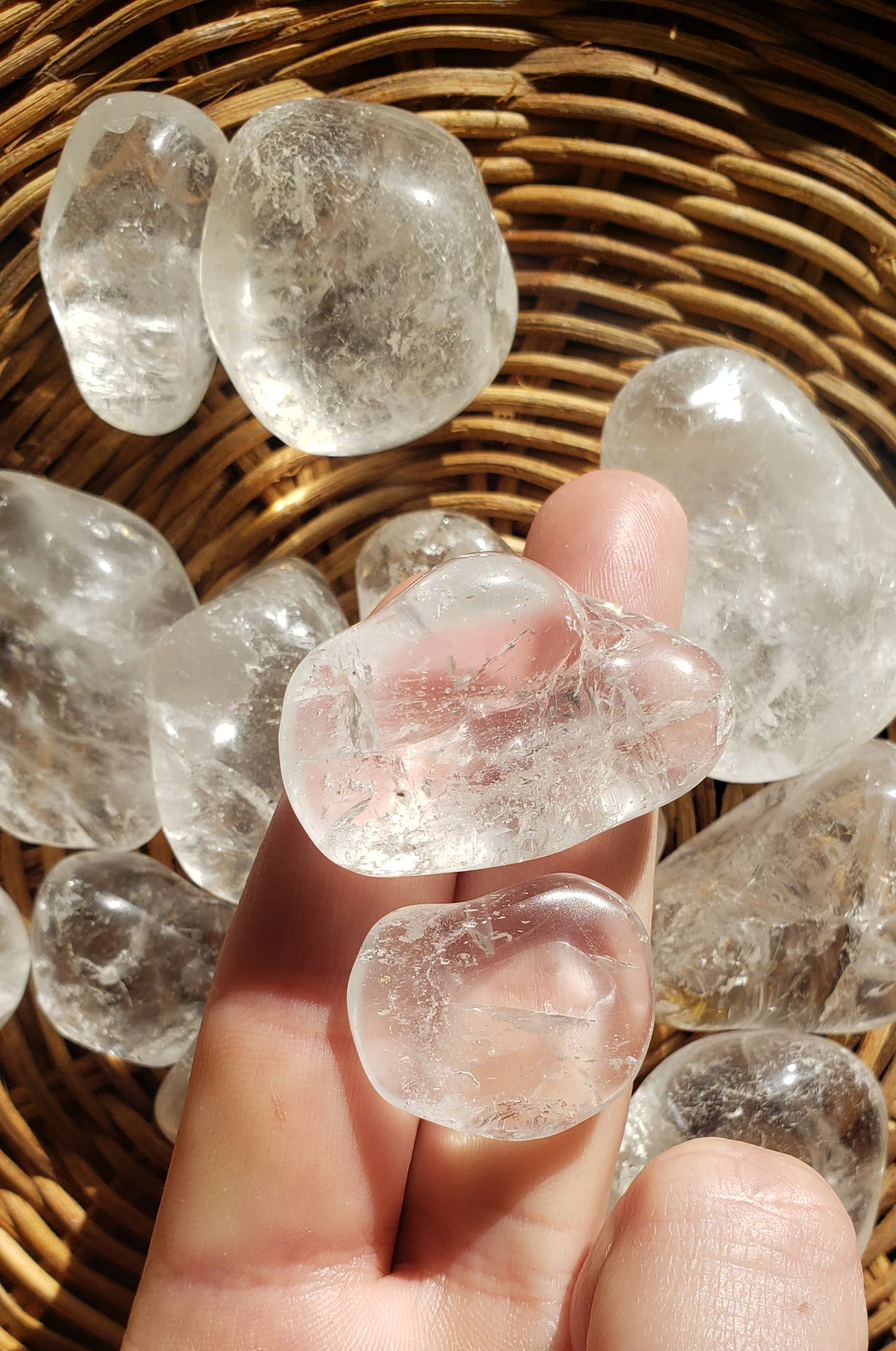 Clear Quartz Tumbled Stone
