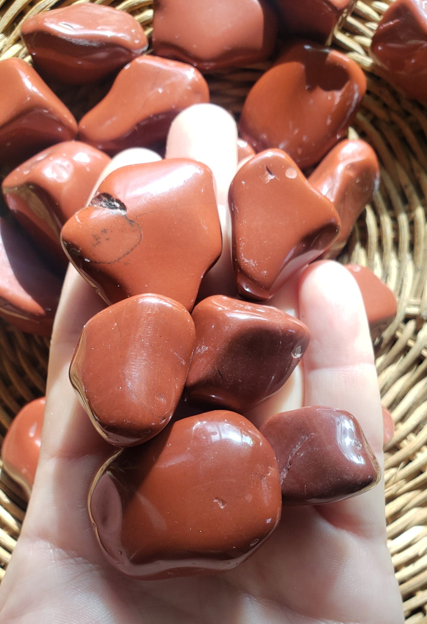 Red Jasper Tumbled Stones