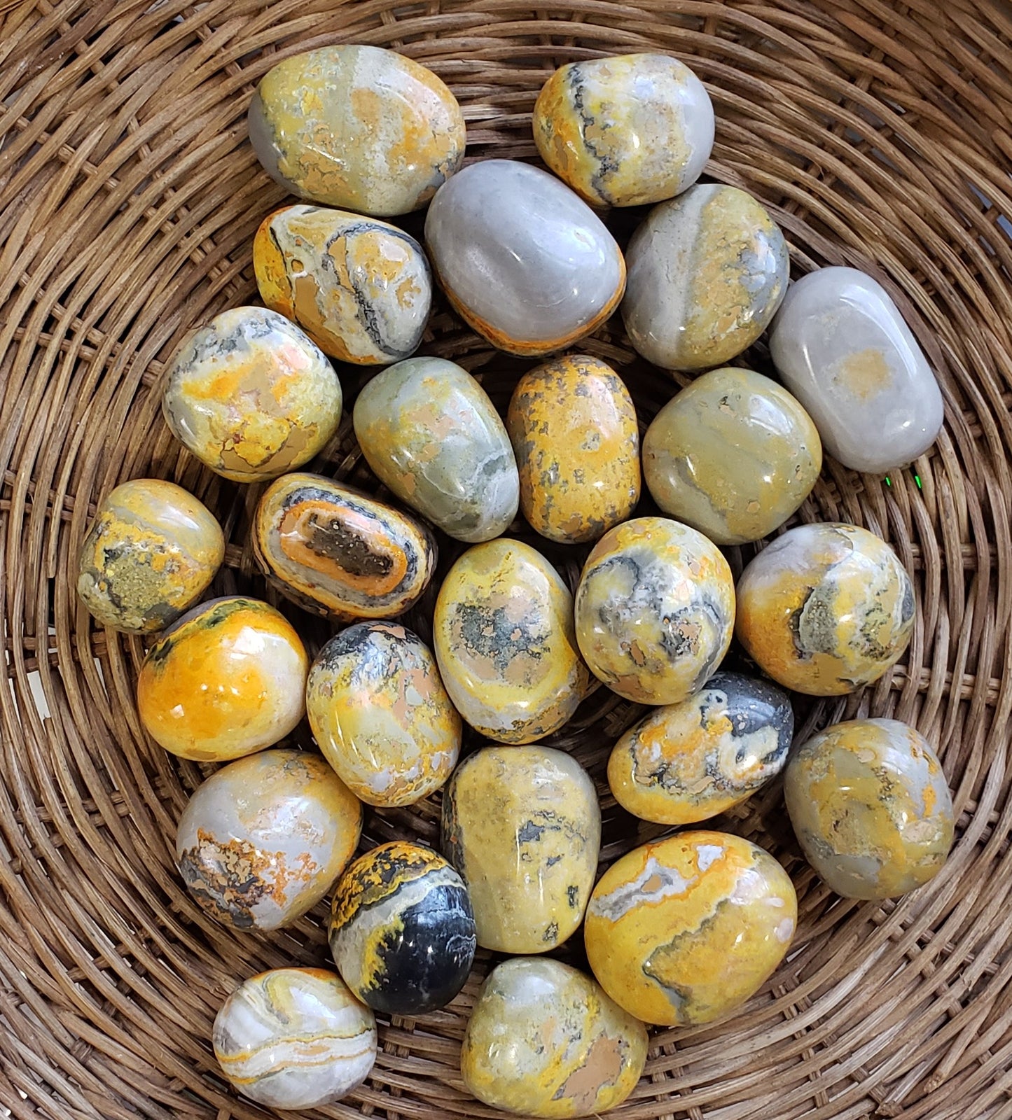 Bumblebee Jasper Tumbled Stone