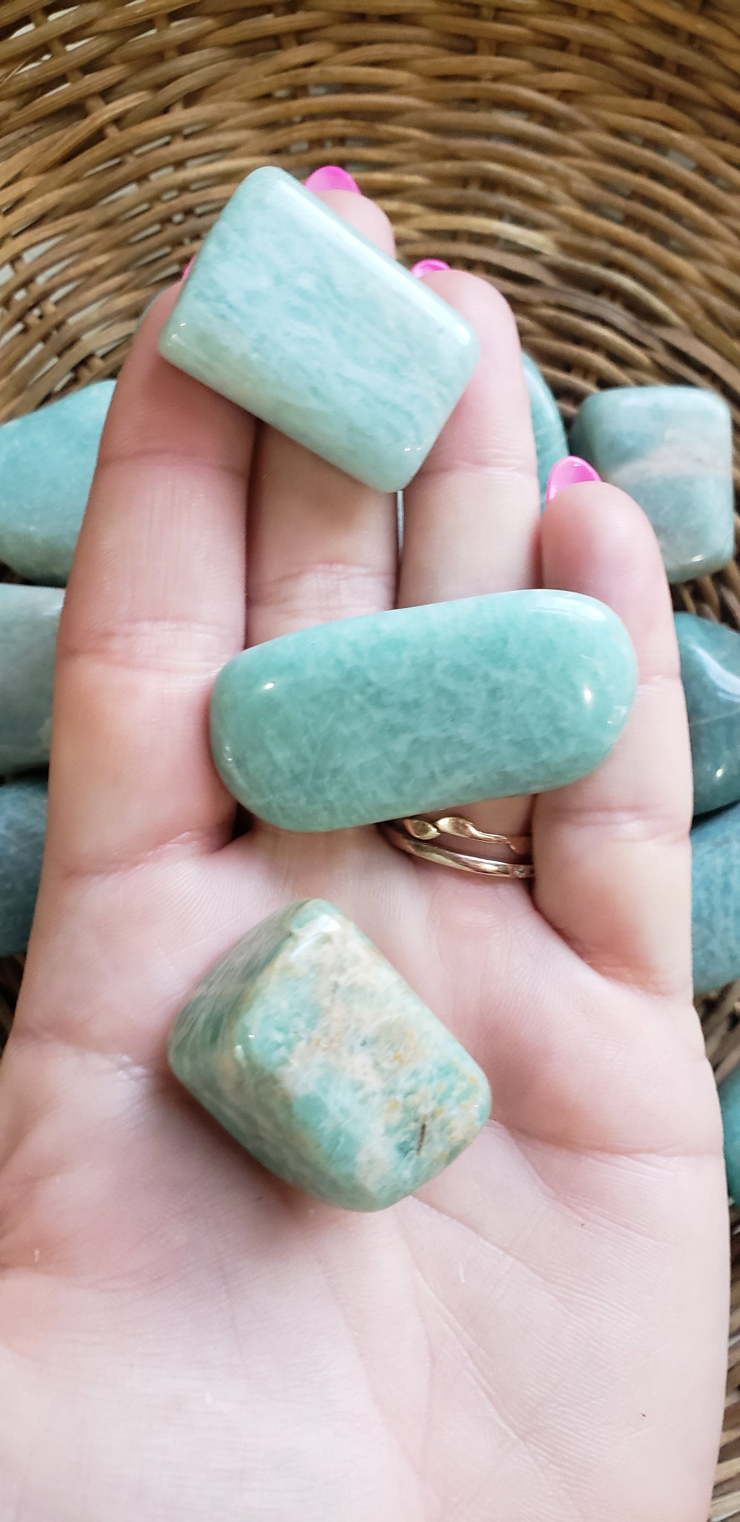 Amazonite Tumbled Stone (A-Grade)