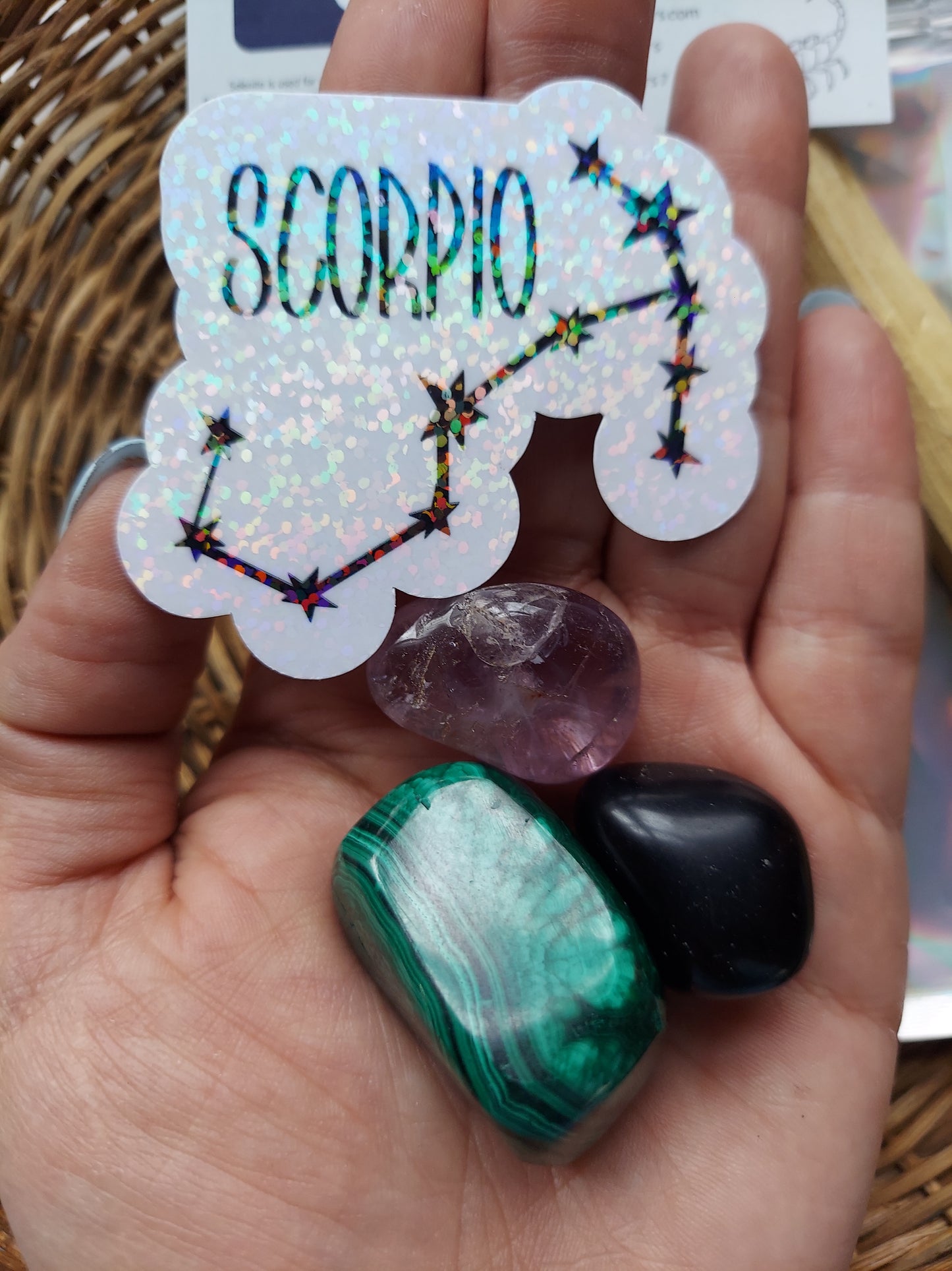 Scorpio Zodiac Crystal Set