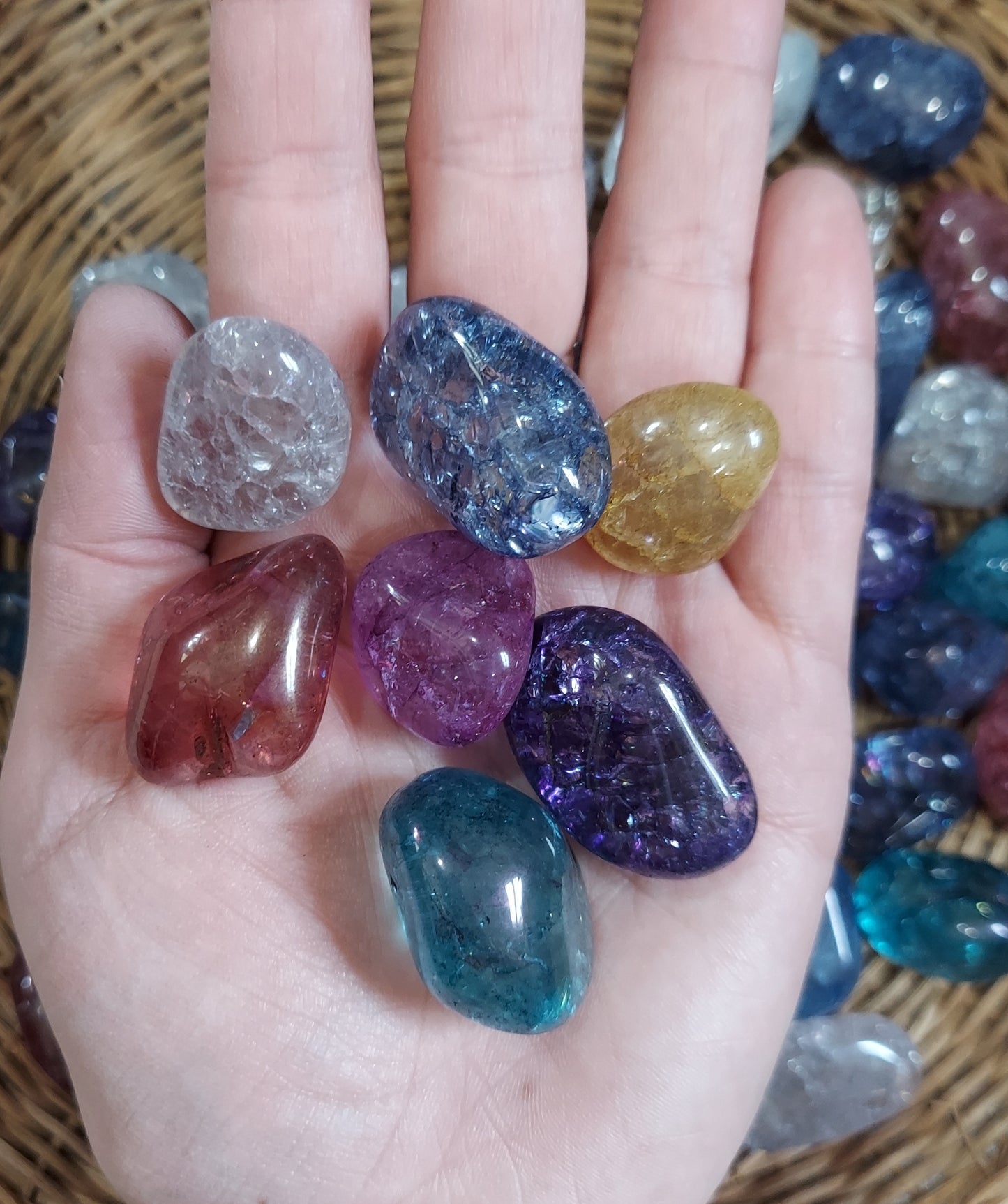 Crackle Quartz Tumbled
