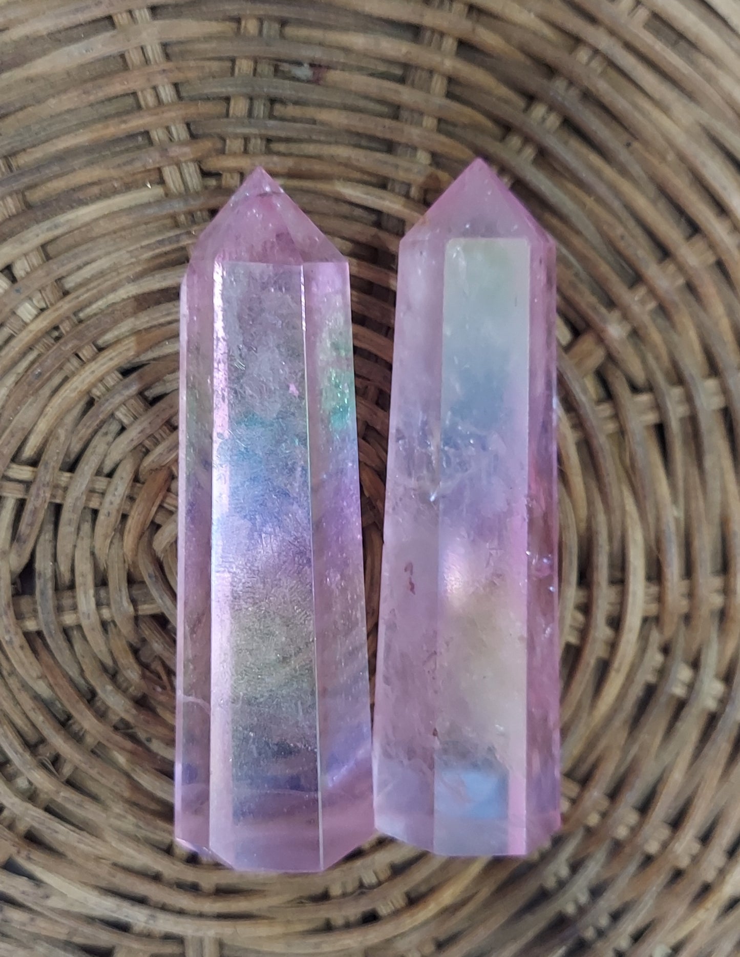 Cotton Candy Quartz Tower