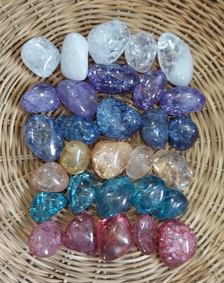 Crackle Quartz Tumbled