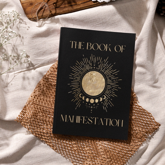 Book of Manifestation | Manifesting Journal | Metaphysical Journal | Meditation Gift | Grimoire Journal | Gratitude Journal | Tarot Journal