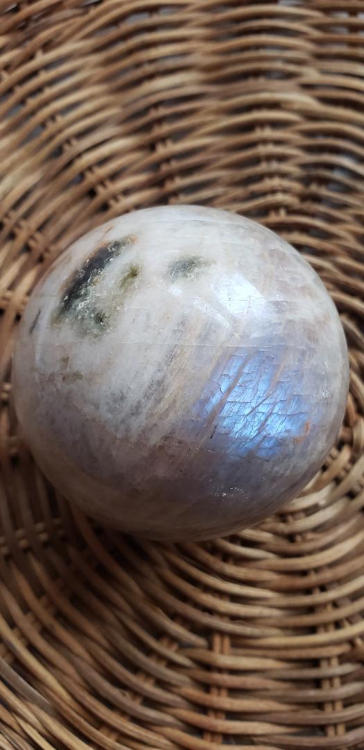 Sunstone Moonstone Sphere (Rare)