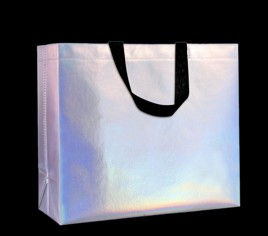 Holographic Shopping/Gift Tote (reusable)