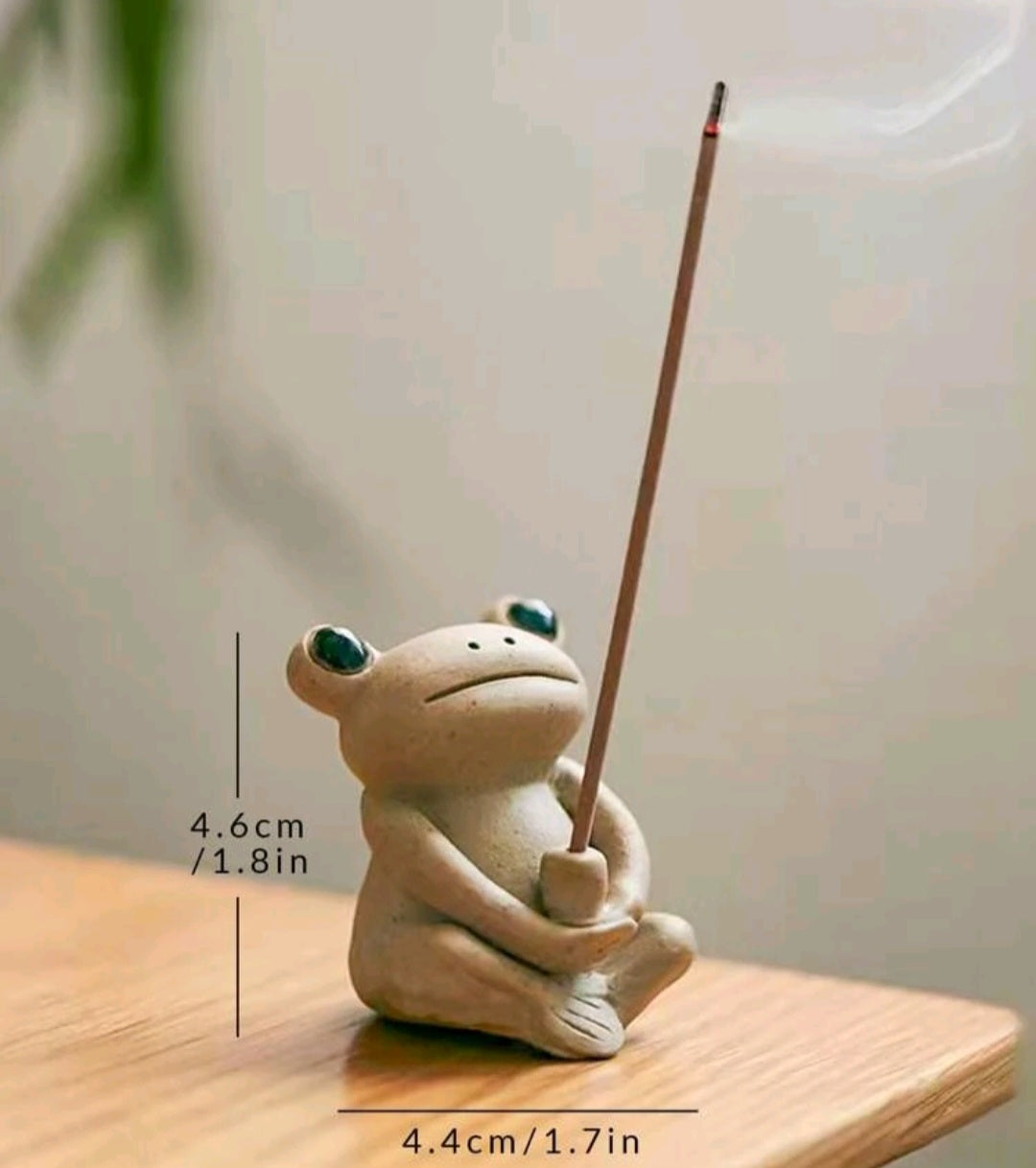 Cute Frog Incense Holder