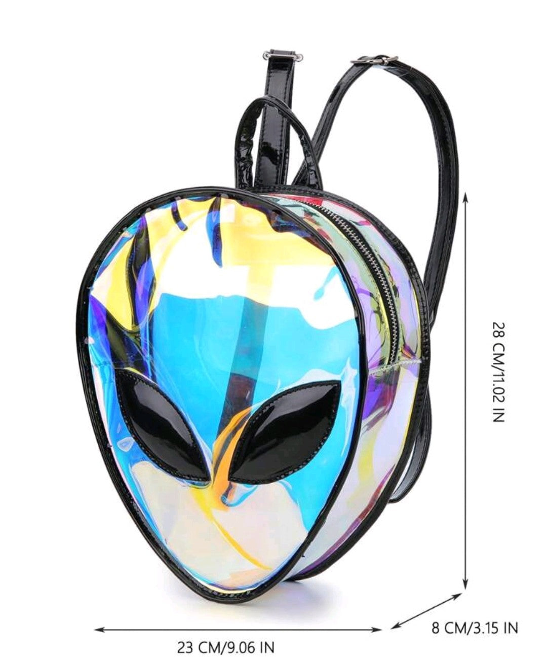 Holographic Alien Backpack