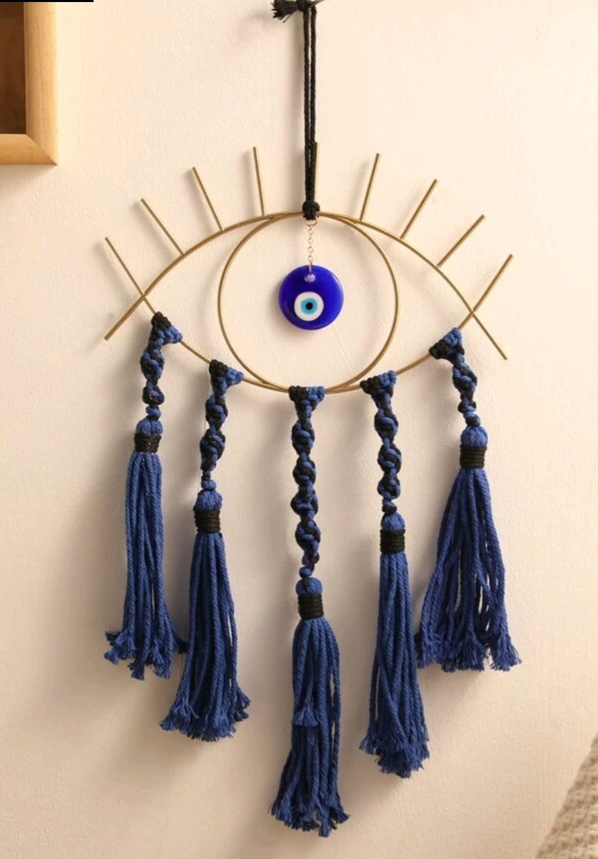 Blue Evil Eye Wall Hanging