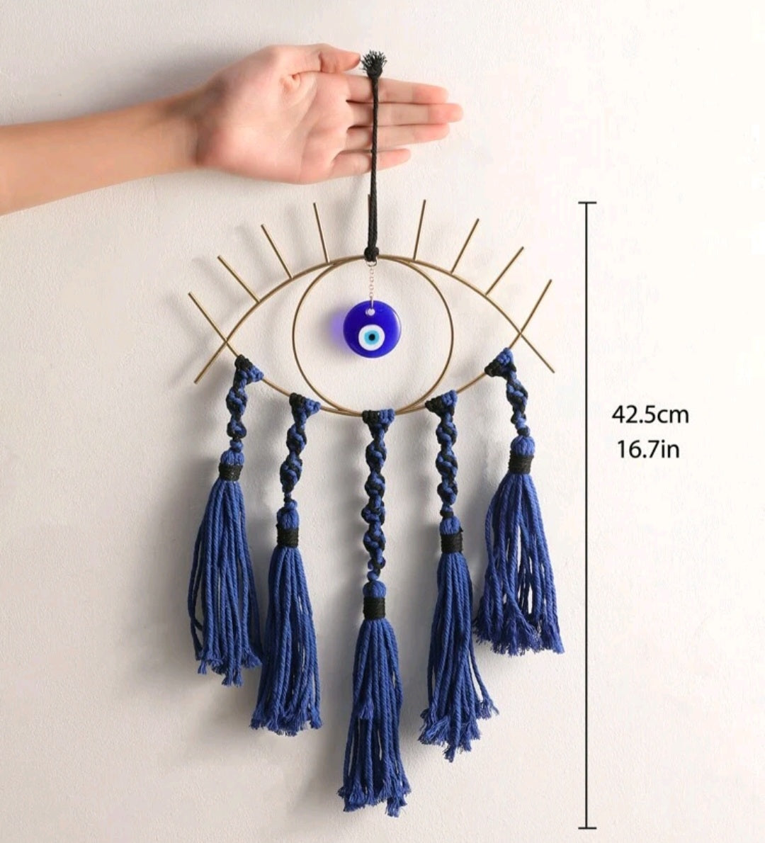 Blue Evil Eye Wall Hanging