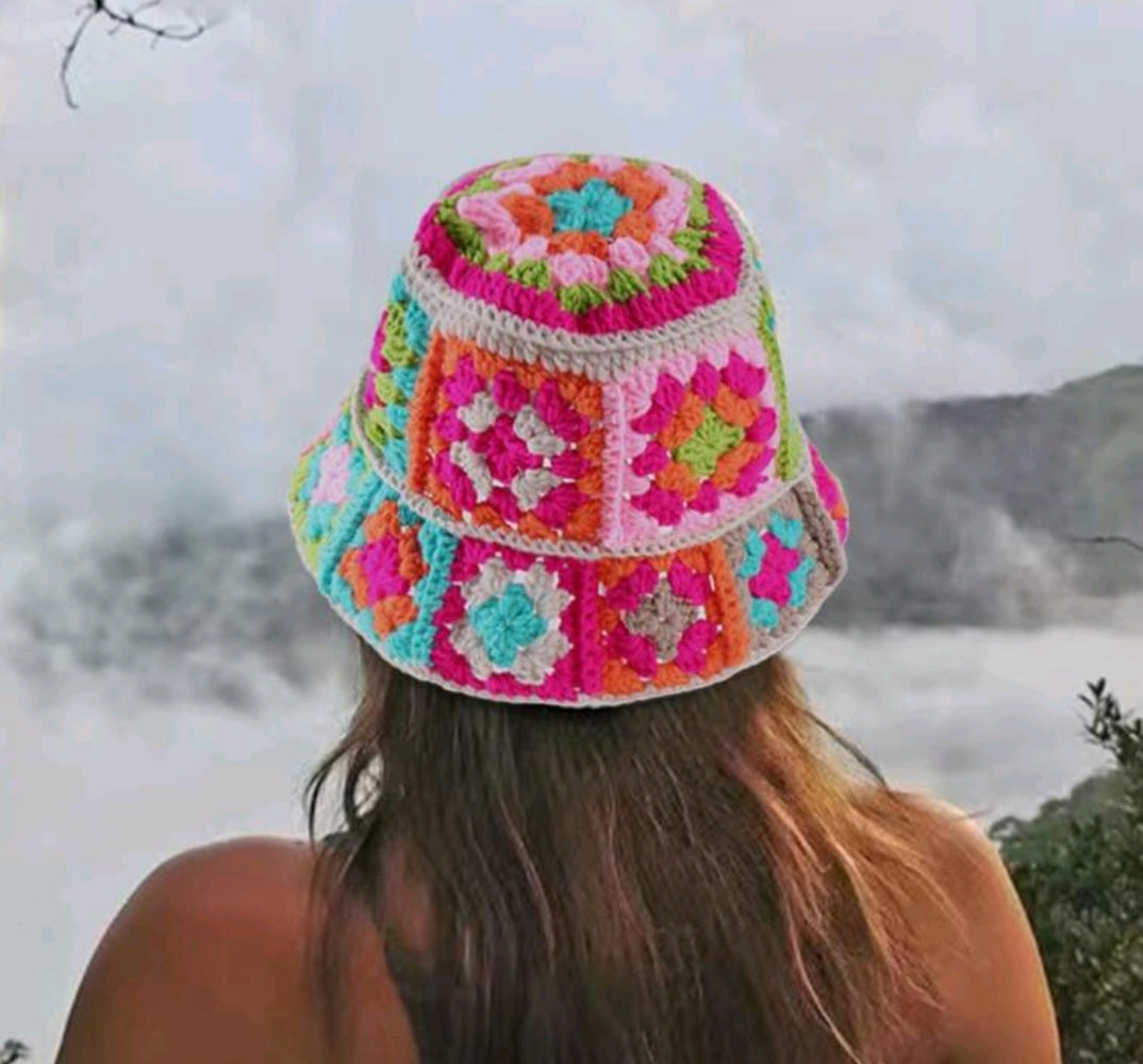 Crochet Groovy Bucket Hat