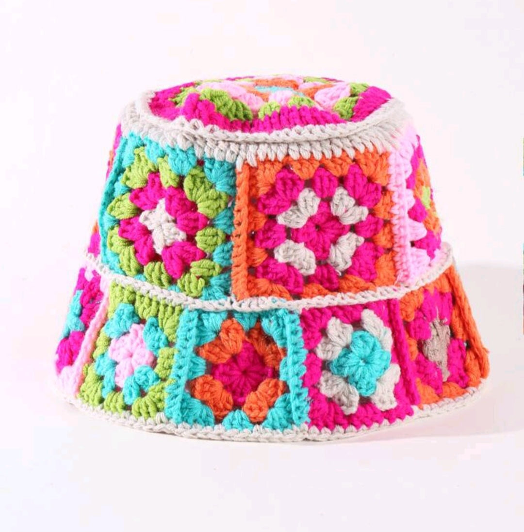 Crochet Groovy Bucket Hat