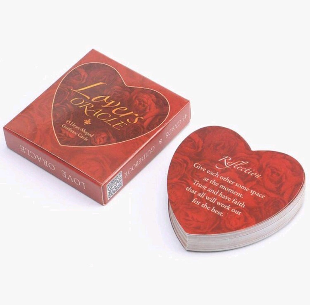 Lovers Oracle 45 Heart-Shaped Guidance Cards