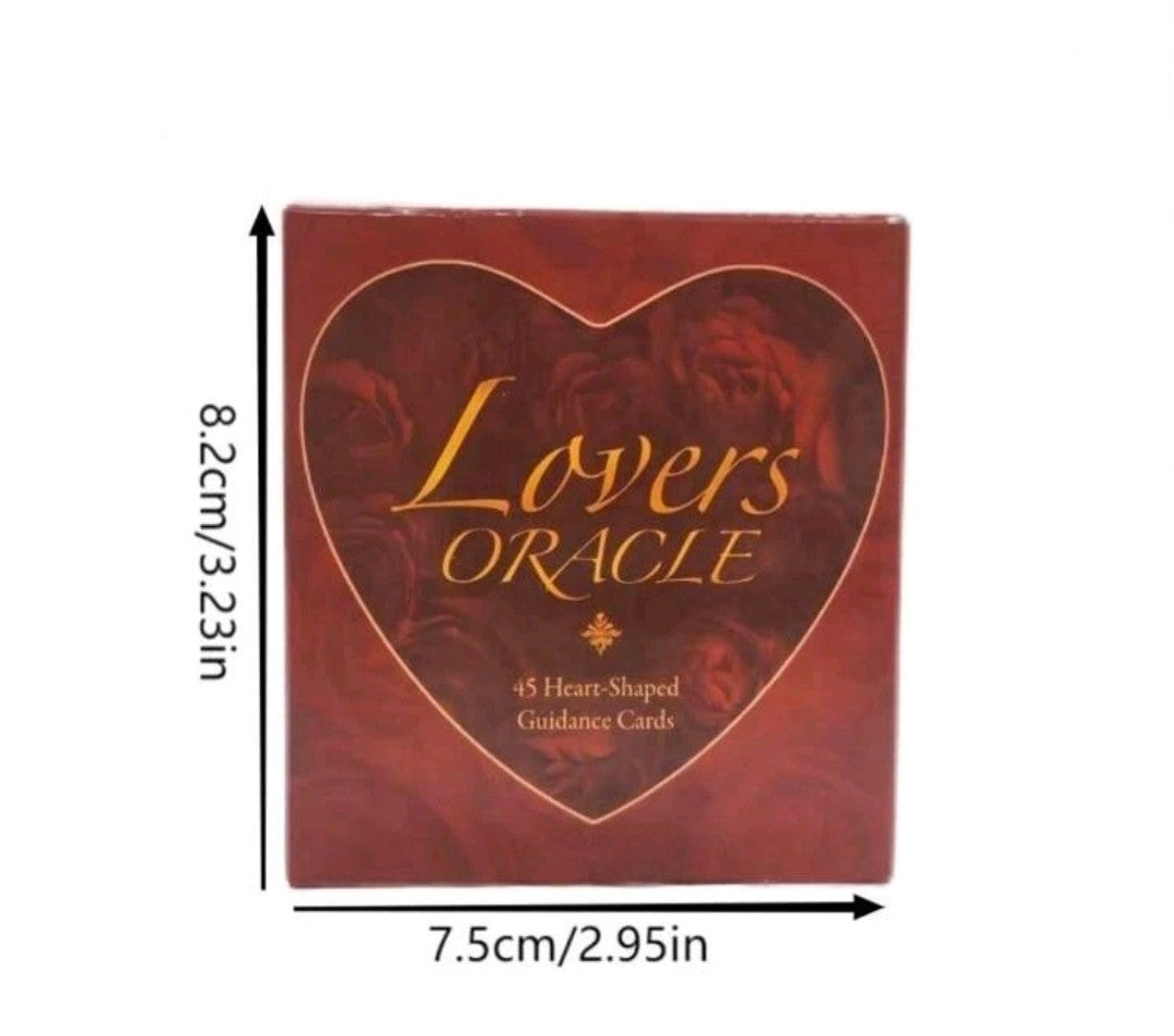 Lovers Oracle 45 Heart-Shaped Guidance Cards