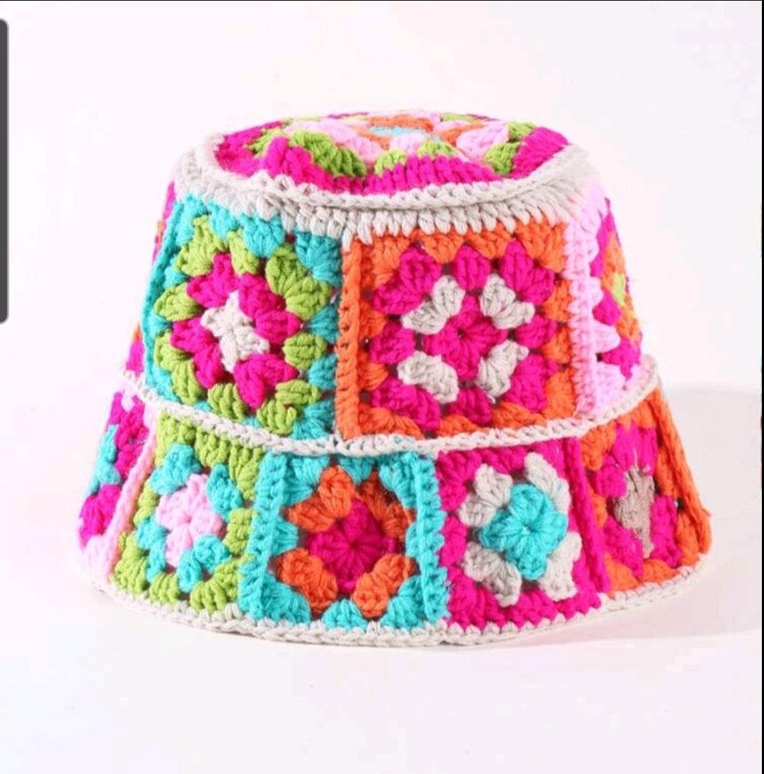 Crochet Groovy Bucket Hat