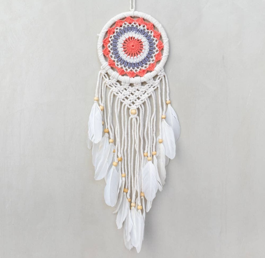 Pink Sherbert Dreamcatcher