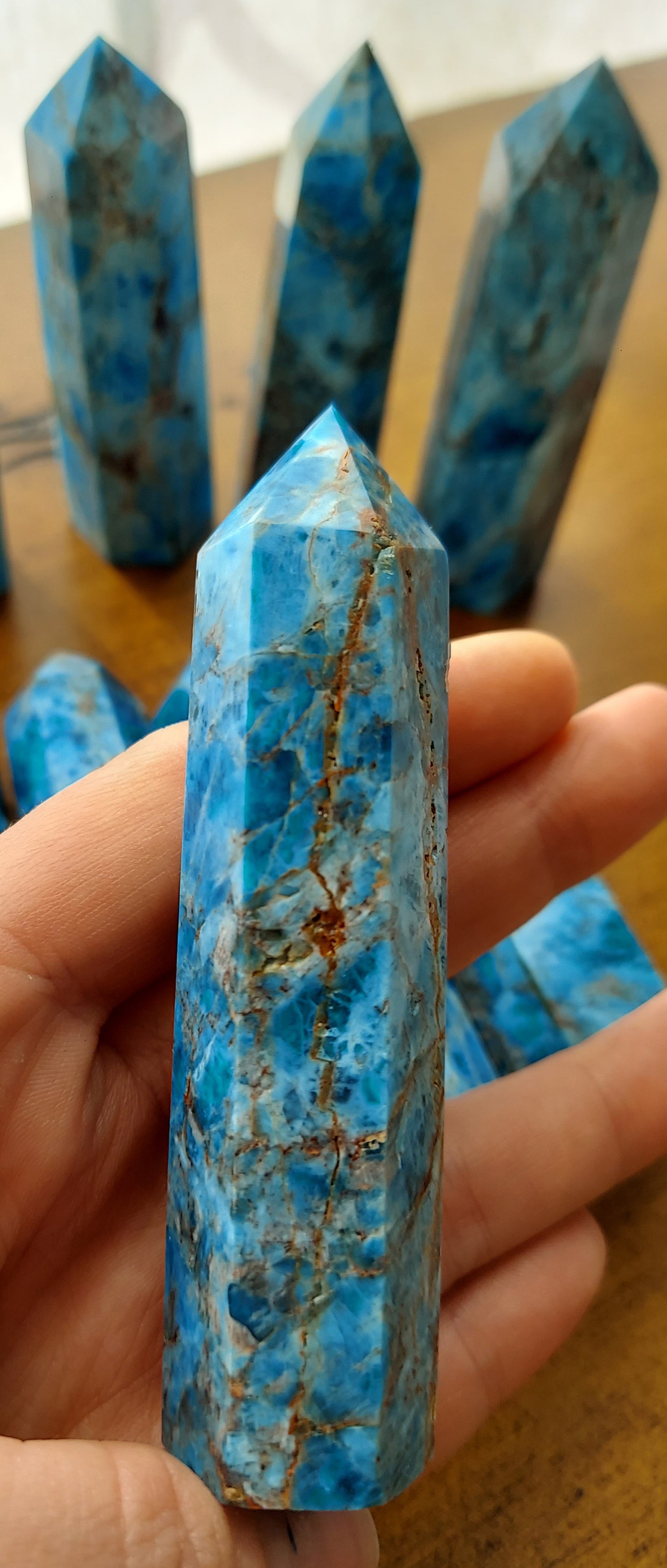 Blue Apatite Tower