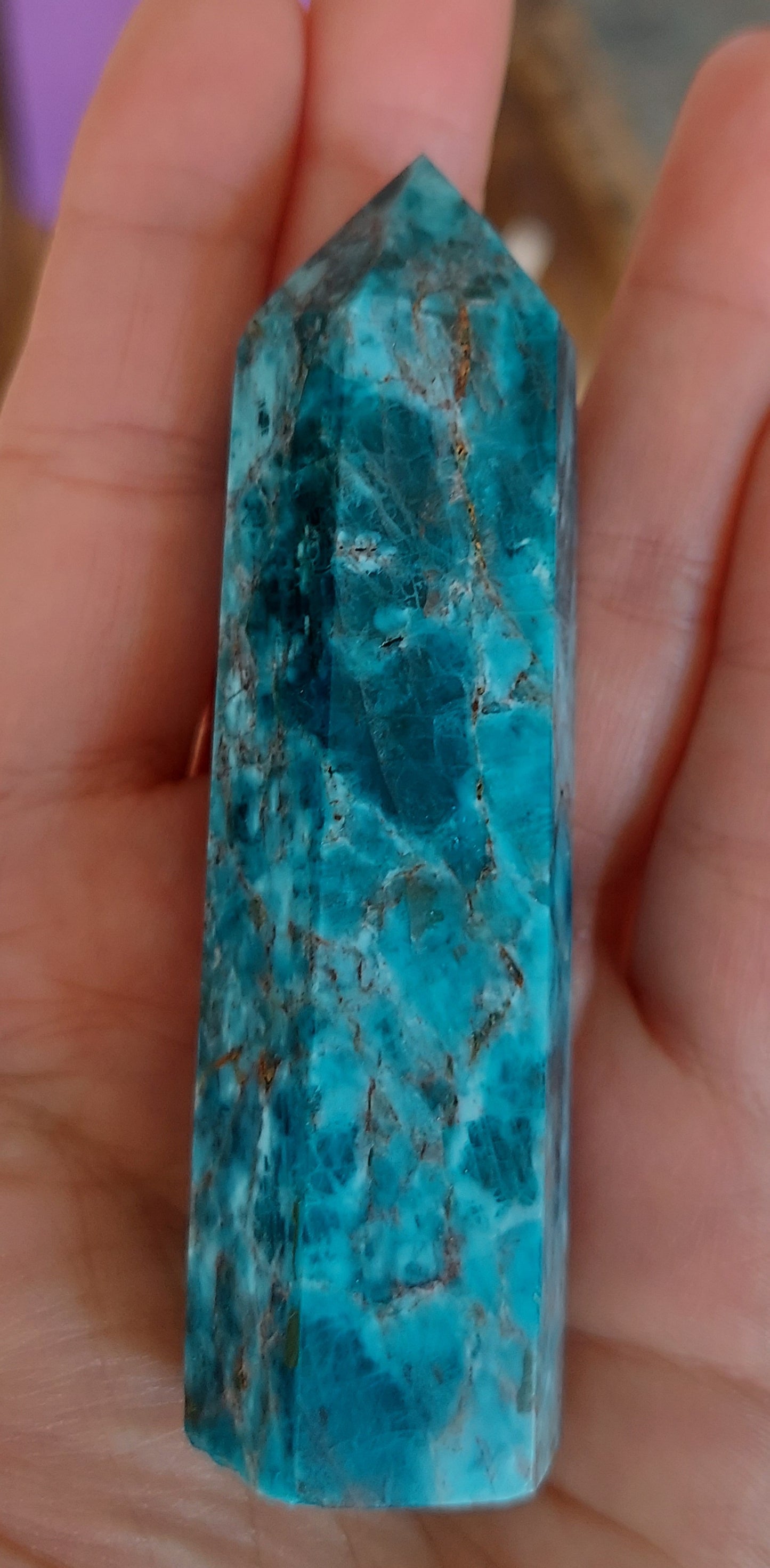 Blue Apatite Tower