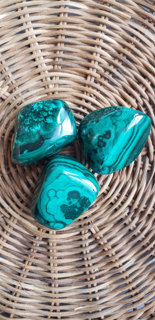 Malachite Tumbled Stone
