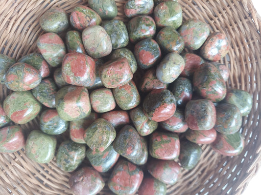 Unakite Polished Tumbled