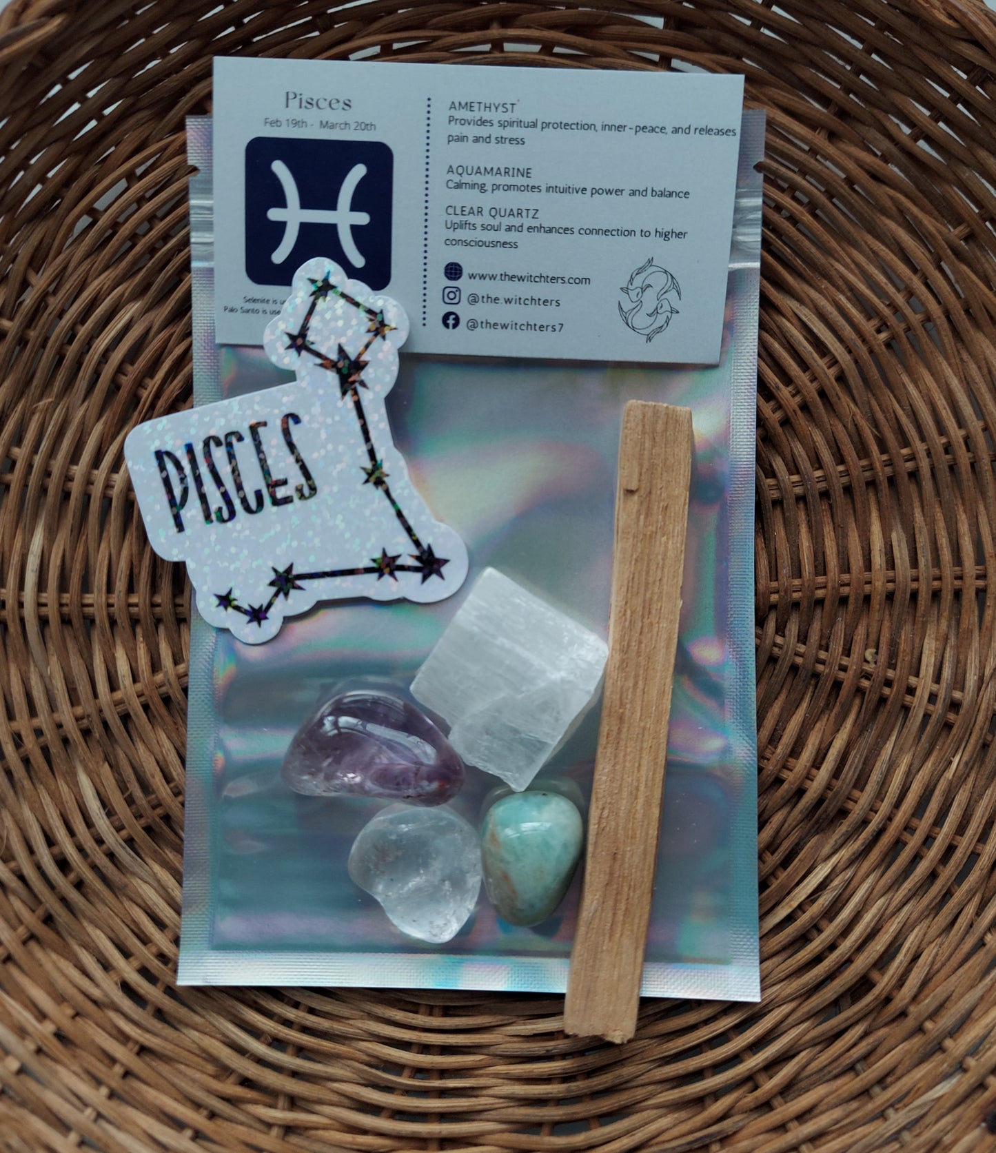 Pisces Zodiac Crystal Set