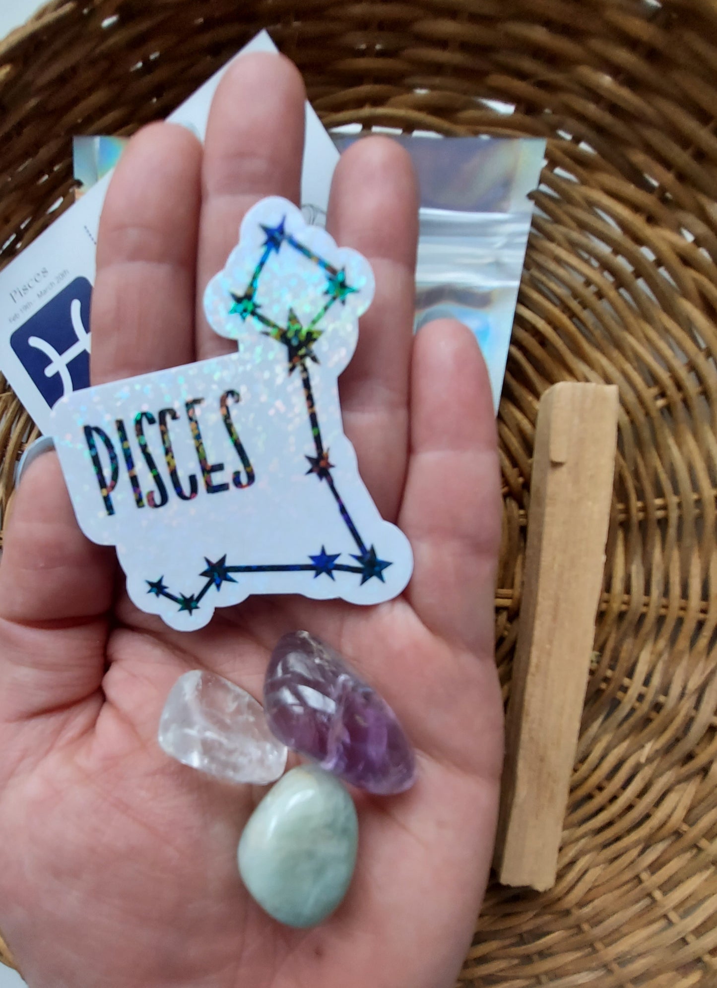 Pisces Zodiac Crystal Set