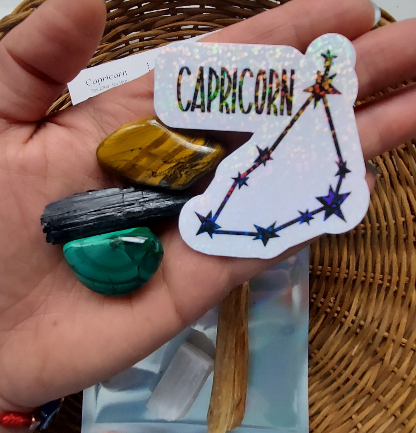 Capricorn Zodiac Crystal Set