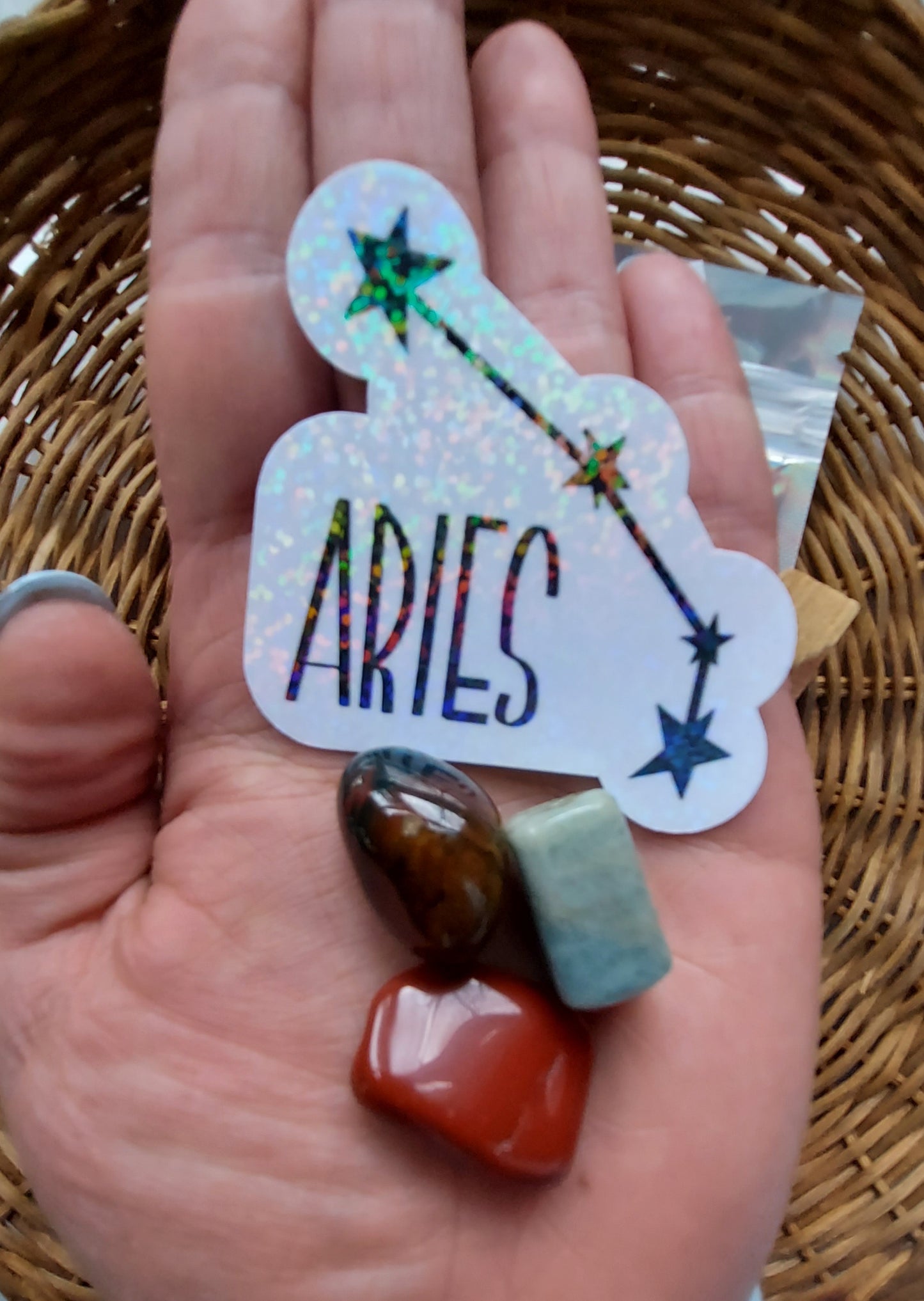 Aries Zodiac Crystal Set