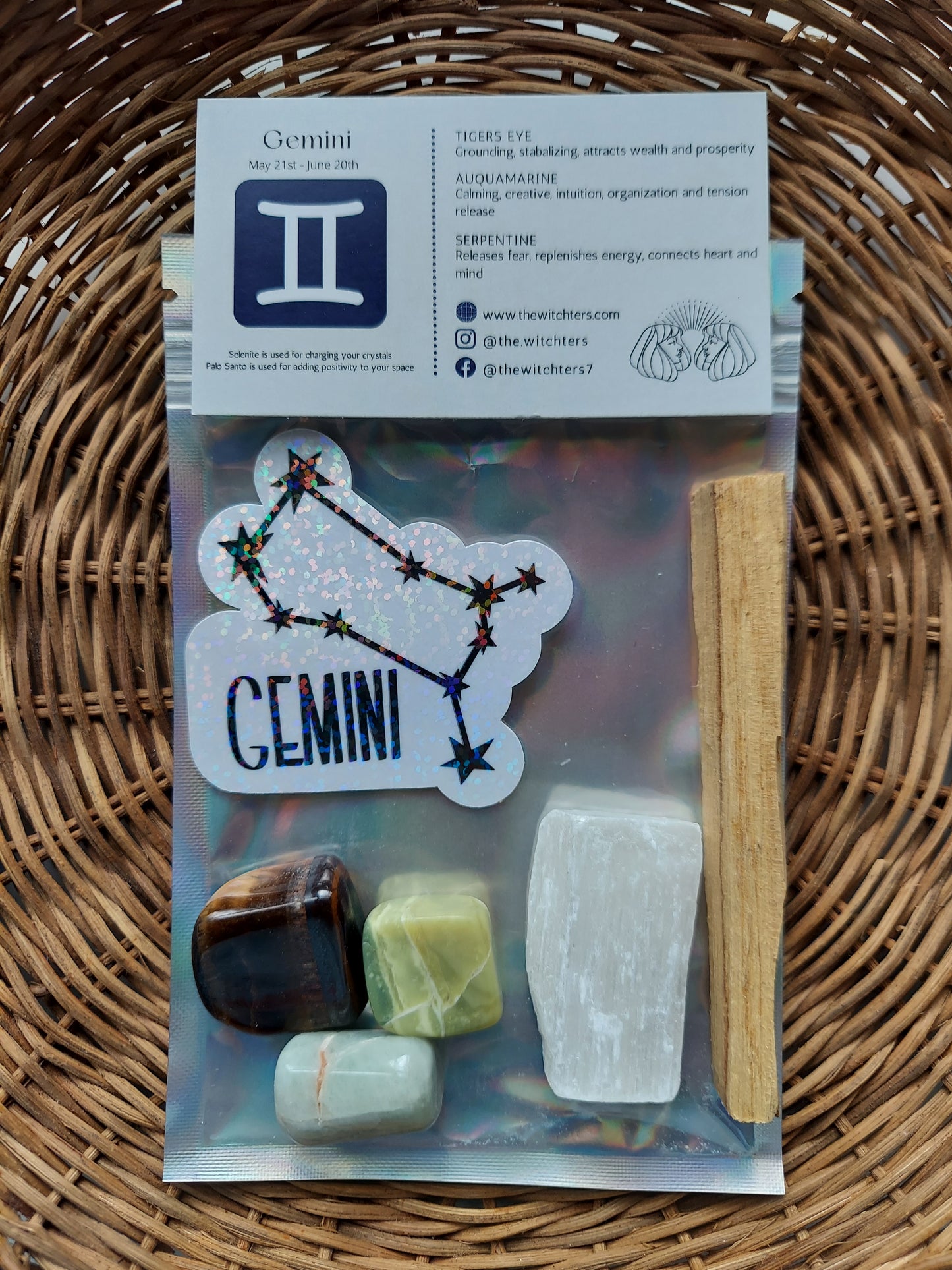 Gemini Zodiac Crystal Set