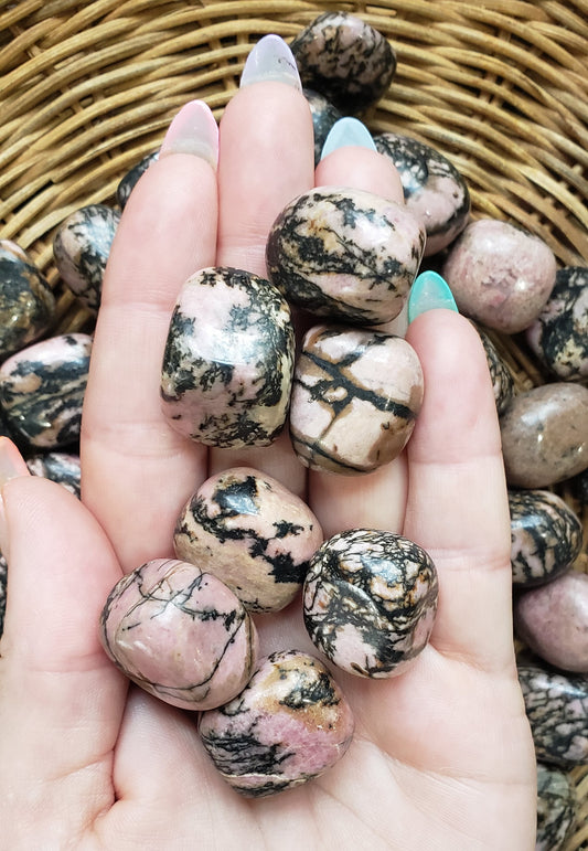 Rhodonite Tumbled Stone