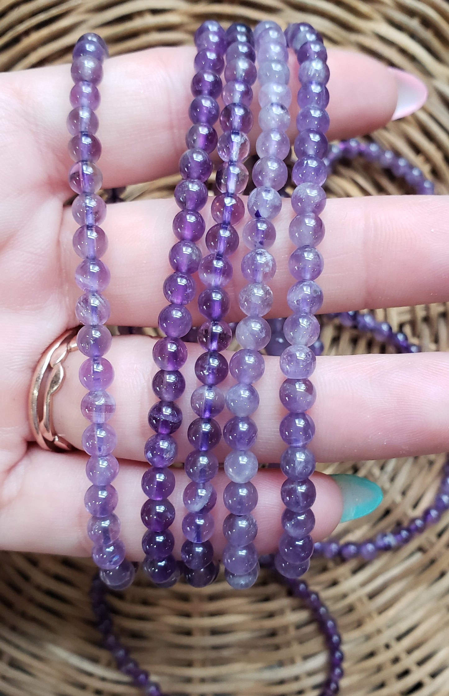 Amethyst Bracelet (4mm)