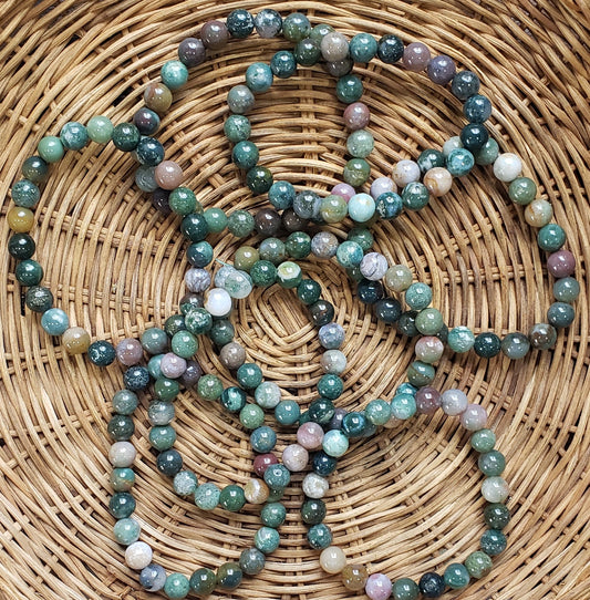 Fancy Jasper Beaded Bracelet (8mm)