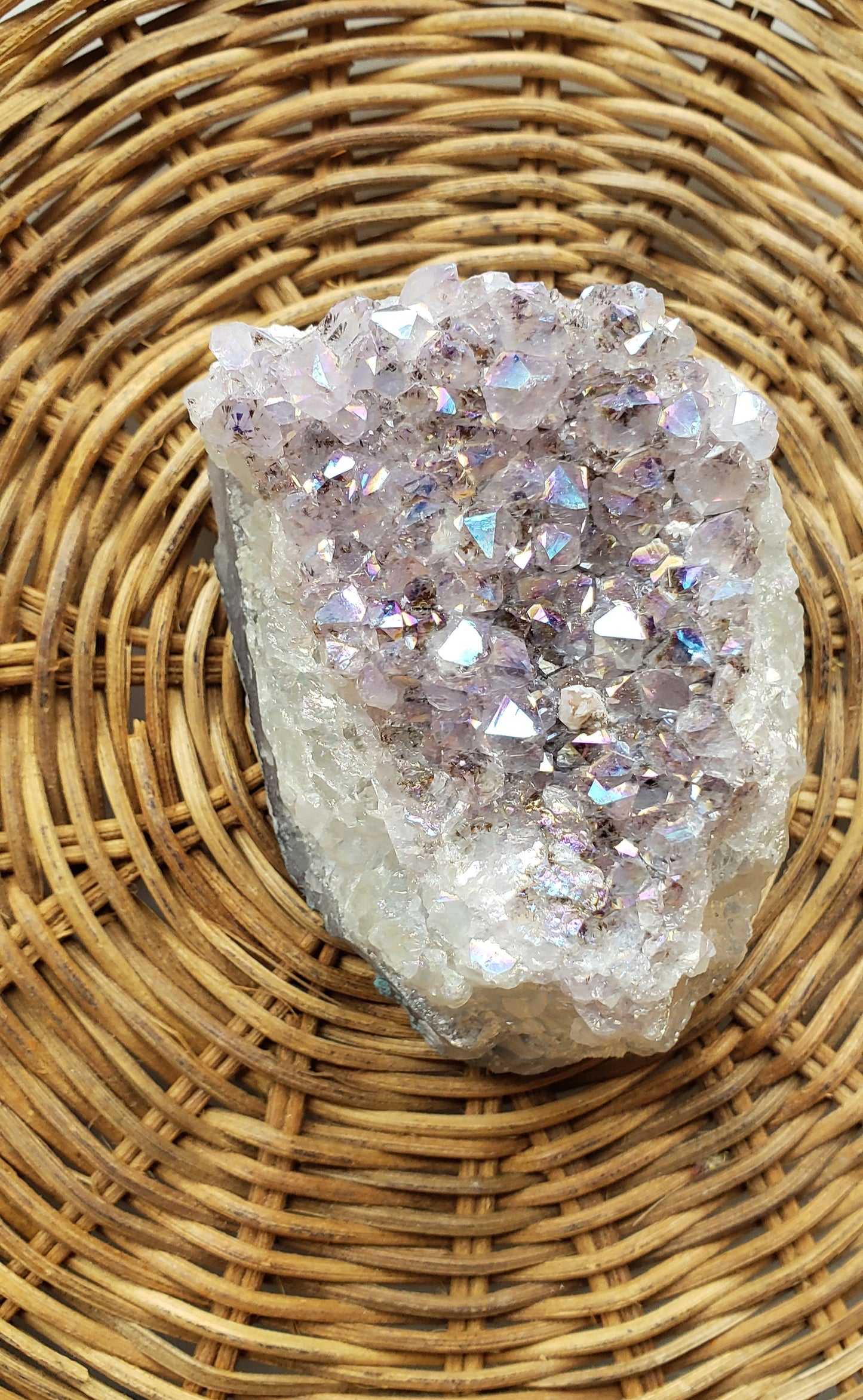 Aura Amethyst Cluster