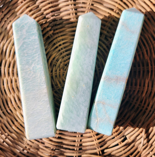 Amazonite Crystal Point Tower